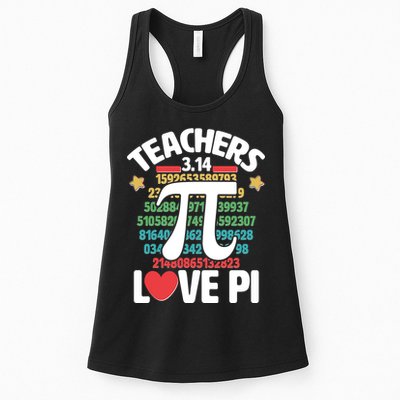 Teachers Love Pi 3.14 Womens Tank Top