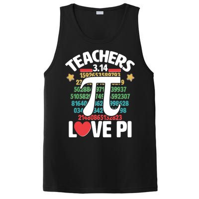 Teachers Love Pi 3.14 PosiCharge Competitor Tank