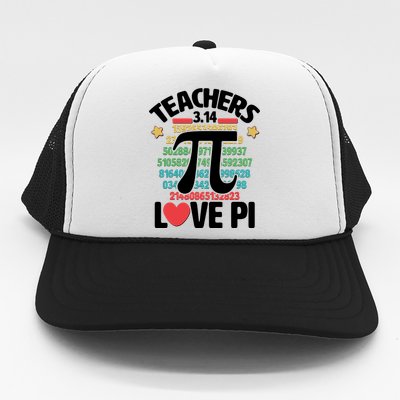 Teachers Love Pi 3.14 Trucker Hat