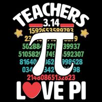 Teachers Love Pi 3.14 Women's V-Neck T-Shirt