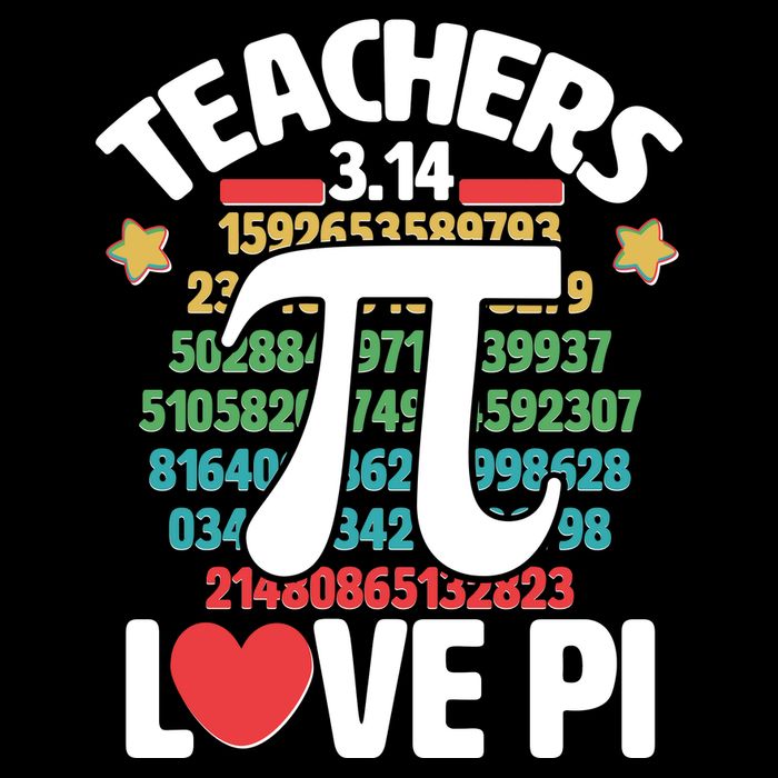 Teachers Love Pi 3.14 Women's V-Neck T-Shirt
