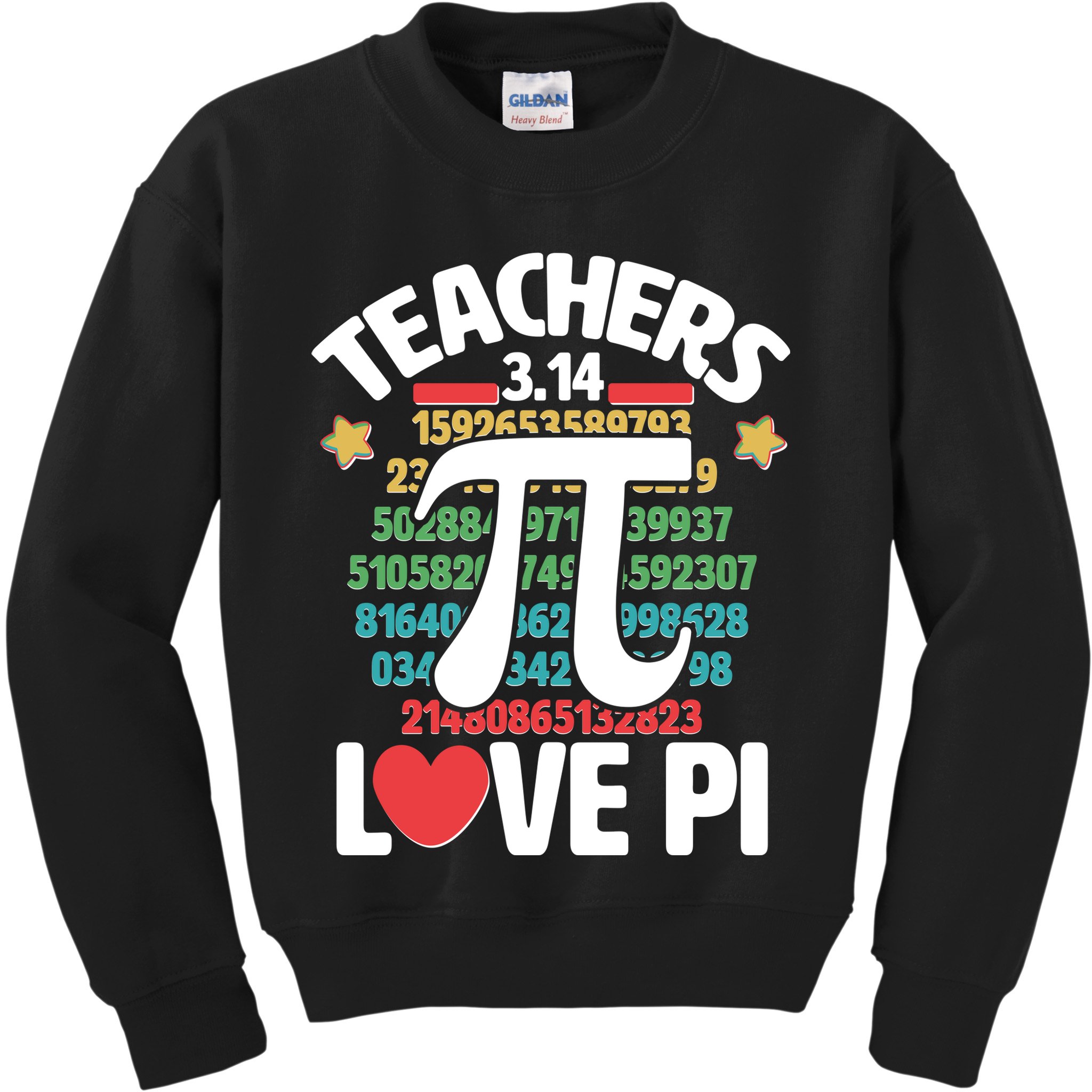 Teachers Love Pi 3.14 Kids Sweatshirt