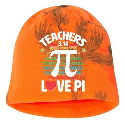 Teachers Love Pi 3.14 Kati - Camo Knit Beanie