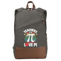 Teachers Love Pi 3.14 Cotton Canvas Backpack