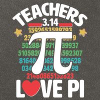 Teachers Love Pi 3.14 Cotton Canvas Backpack