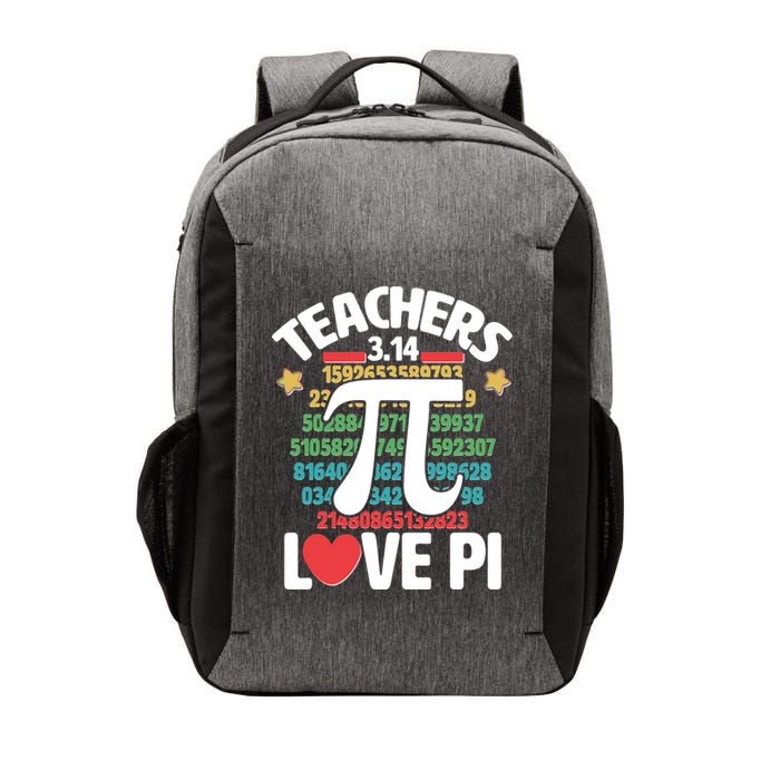 Teachers Love Pi 3.14 Vector Backpack