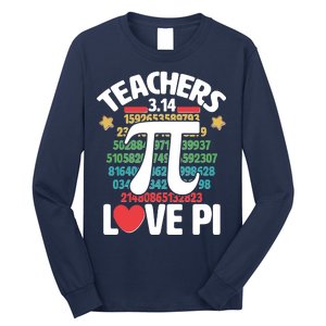 Teachers Love Pi 3.14 Long Sleeve Shirt