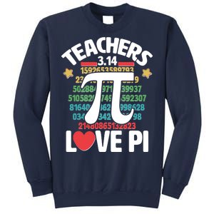 Teachers Love Pi 3.14 Sweatshirt