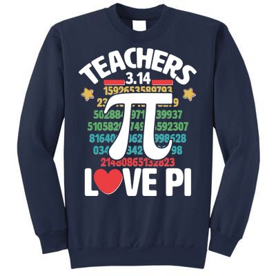 Teachers Love Pi 3.14 Sweatshirt