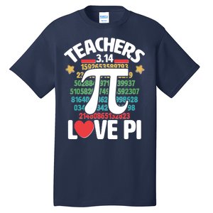 Teachers Love Pi 3.14 Tall T-Shirt