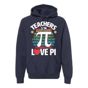 Teachers Love Pi 3.14 Premium Hoodie