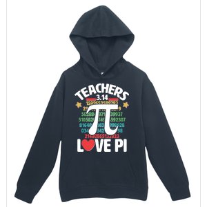 Teachers Love Pi 3.14 Urban Pullover Hoodie