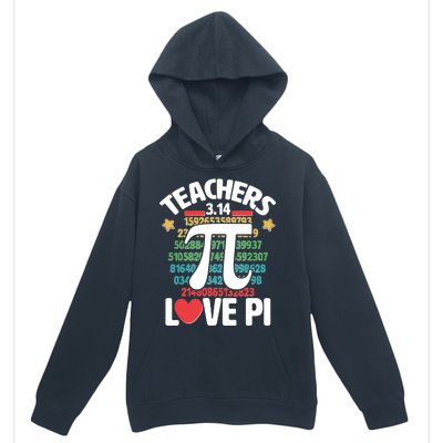 Teachers Love Pi 3.14 Urban Pullover Hoodie