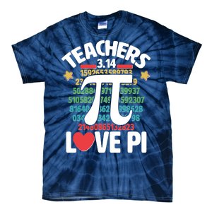 Teachers Love Pi 3.14 Tie-Dye T-Shirt