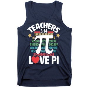 Teachers Love Pi 3.14 Tank Top