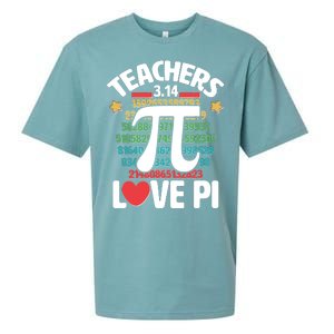 Teachers Love Pi 3.14 Sueded Cloud Jersey T-Shirt