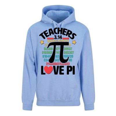 Teachers Love Pi 3.14 Unisex Surf Hoodie