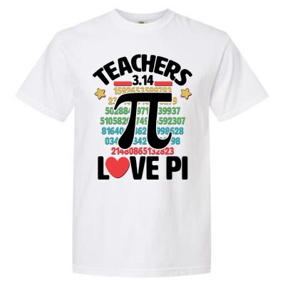 Teachers Love Pi 3.14 Garment-Dyed Heavyweight T-Shirt