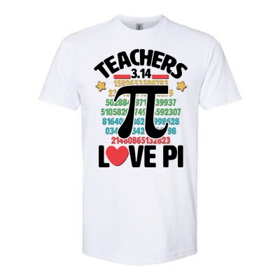 Teachers Love Pi 3.14 Softstyle® CVC T-Shirt