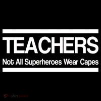 Teachers Not All Super Heroes Wear Capes Flexfit Unipanel Trucker Cap