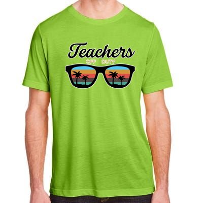 Teachers Off Duty Sunglasses Adult ChromaSoft Performance T-Shirt