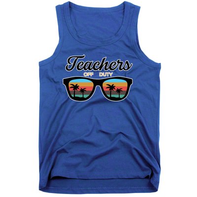 Teachers Off Duty Sunglasses Tank Top