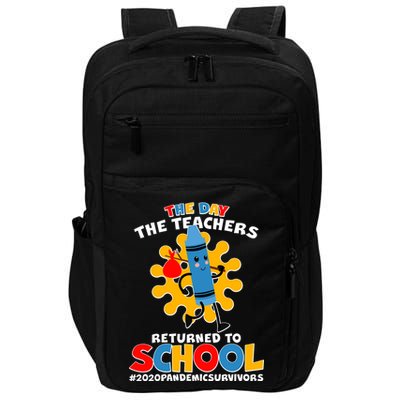 Teachers Returned To School 2020 Pandemic Survivors Impact Tech Backpack