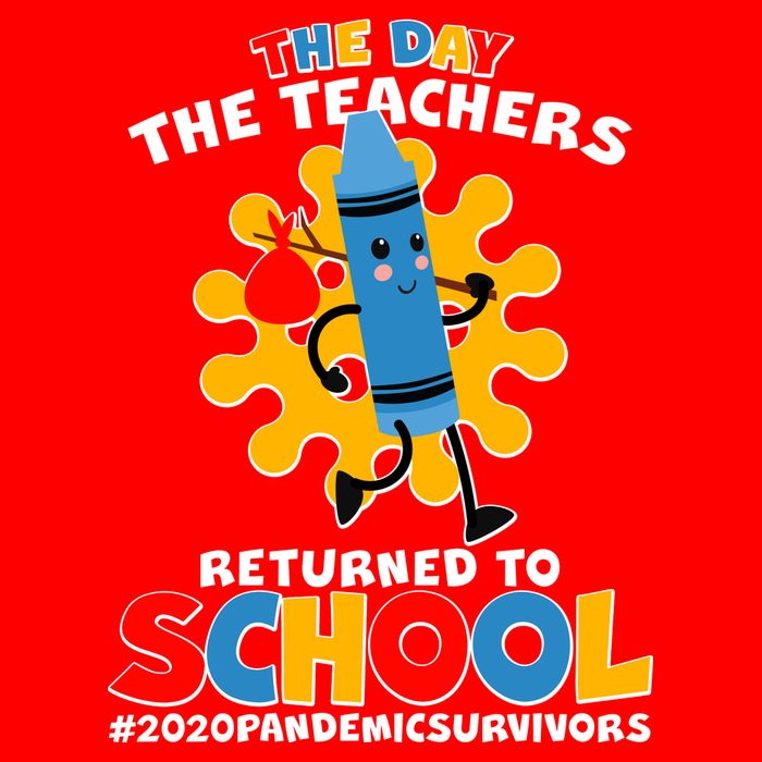 Teachers Returned To School 2020 Pandemic Survivors Apron