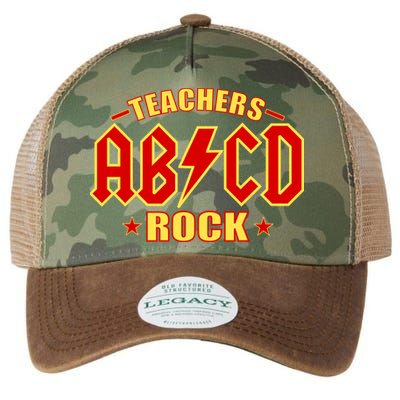 Teachers ROCK AB v CD ABCD Legacy Tie Dye Trucker Hat