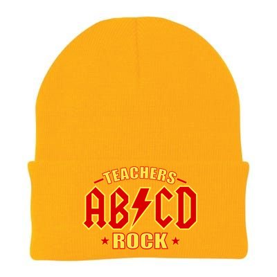 Teachers ROCK AB v CD ABCD Knit Cap Winter Beanie