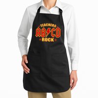 Teachers ROCK AB v CD ABCD Apron