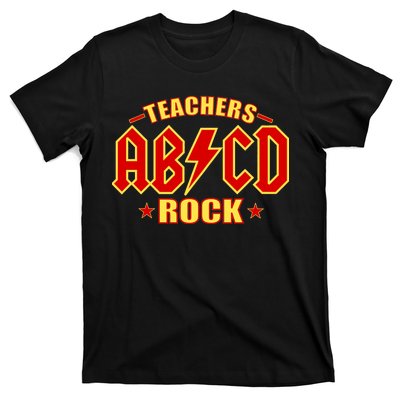 Teachers ROCK AB v CD ABCD T-Shirt