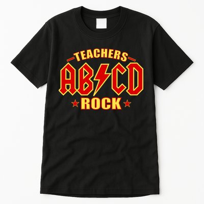 Teachers ROCK AB v CD ABCD Tall T-Shirt