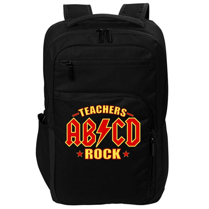 Teachers ROCK AB v CD ABCD Impact Tech Backpack