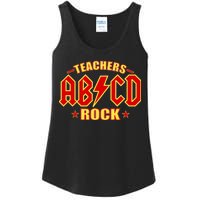 Teachers ROCK AB v CD ABCD Ladies Essential Tank