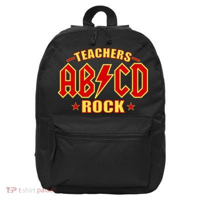 Teachers ROCK AB v CD ABCD 16 in Basic Backpack