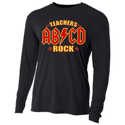 Teachers ROCK AB v CD ABCD Cooling Performance Long Sleeve Crew