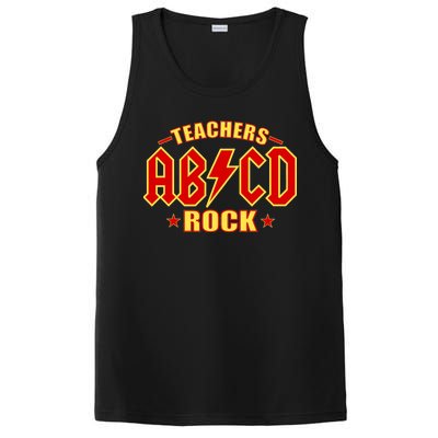 Teachers ROCK AB v CD ABCD PosiCharge Competitor Tank