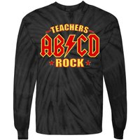 Teachers ROCK AB v CD ABCD Tie-Dye Long Sleeve Shirt