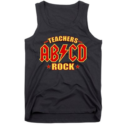 Teachers ROCK AB v CD ABCD Tank Top