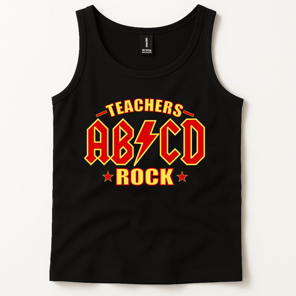 Teachers ROCK AB v CD ABCD Tank Top