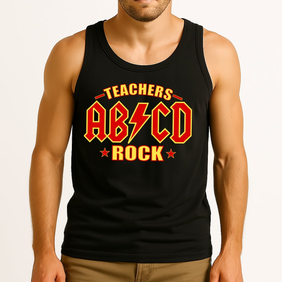 Teachers ROCK AB v CD ABCD Tank Top