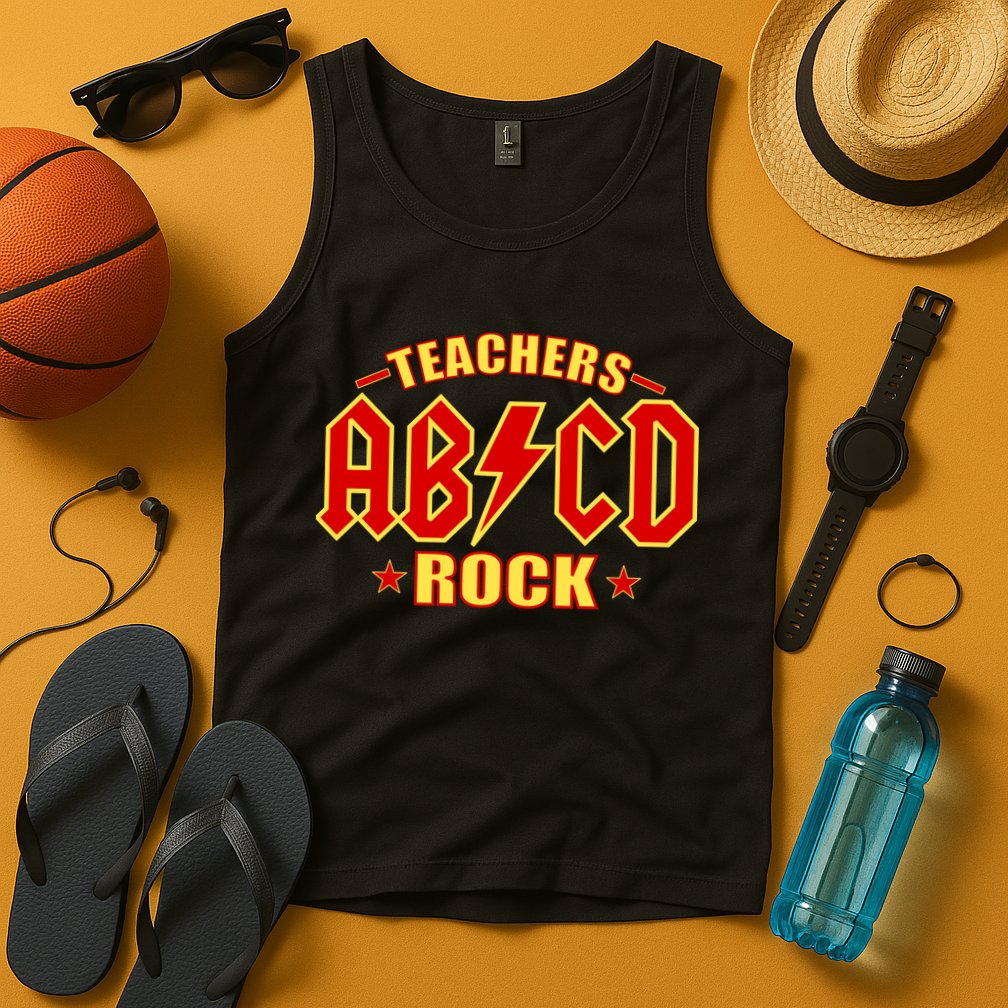 Teachers ROCK AB v CD ABCD Tank Top