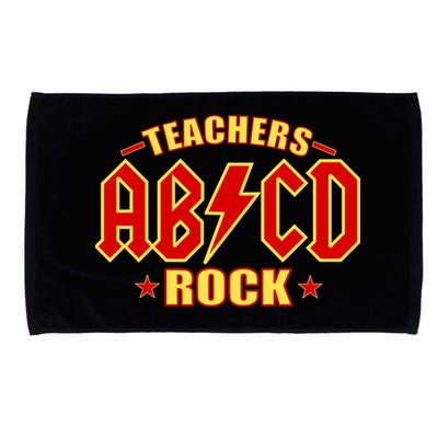 Teachers ROCK AB v CD ABCD Microfiber Hand Towel