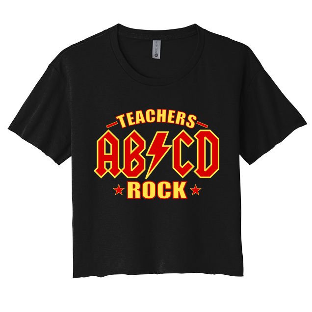 Teachers ROCK AB v CD ABCD Crop Top