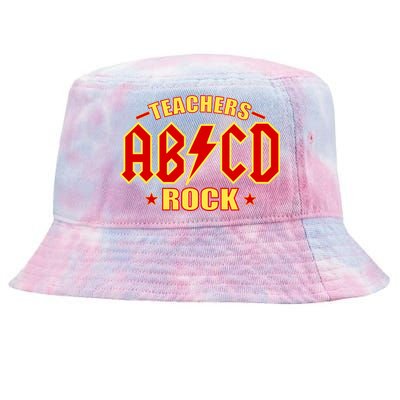 Teachers ROCK AB v CD ABCD Tie-Dyed Bucket Hat