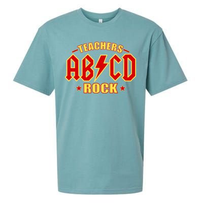 Teachers ROCK AB v CD ABCD Sueded Cloud Jersey T-Shirt