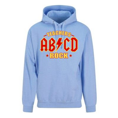 Teachers ROCK AB v CD ABCD Unisex Surf Hoodie