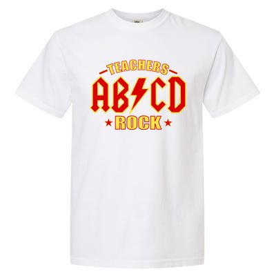 Teachers ROCK AB v CD ABCD Garment-Dyed Heavyweight T-Shirt