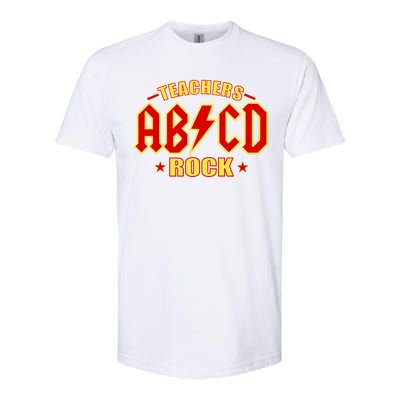 Teachers ROCK AB v CD ABCD Softstyle® CVC T-Shirt